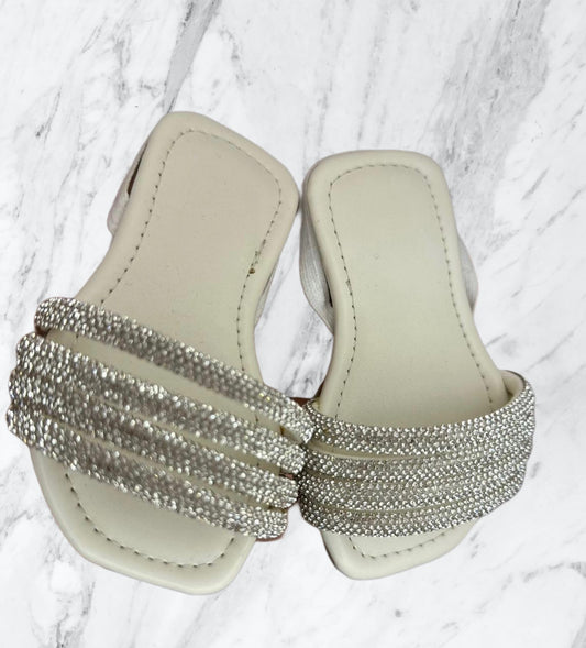 White Shine Sandal