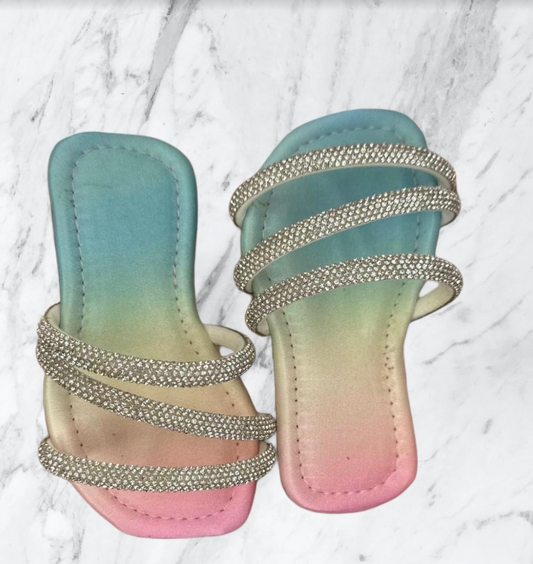 Rainbow Glam Sandal