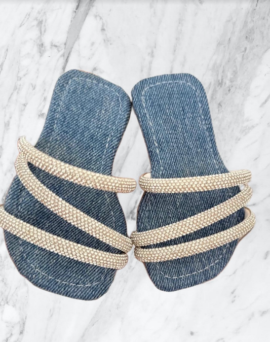 Denim Shine Sandal